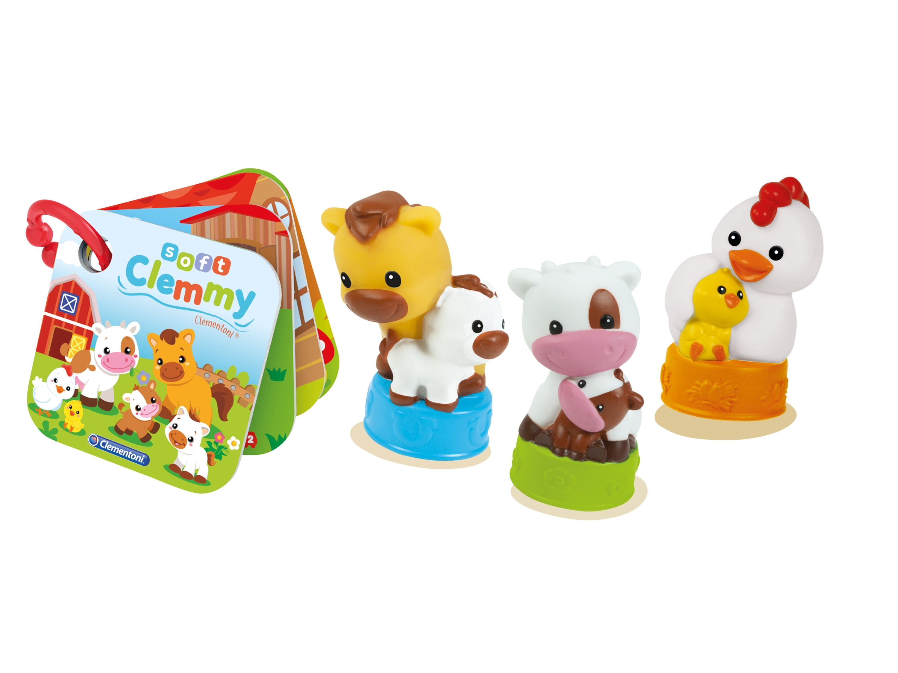 Clementoni Zestaw z klockami Clemmy Sweet Animal Farm zestaw zwierzątka na farmie