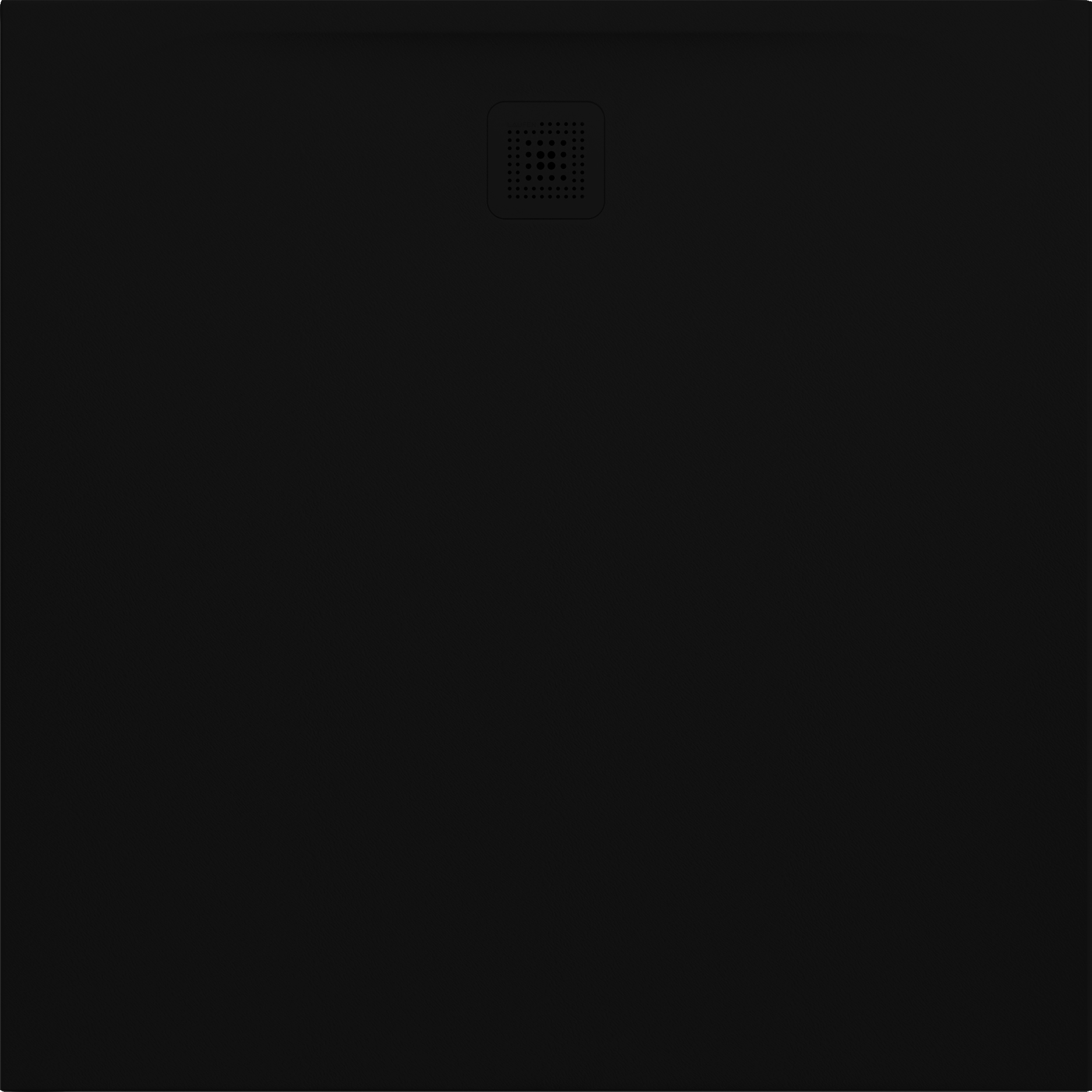 Darmowa Dostawa - Brodzik kwadratowy 120x120 cm czarny Laufen Pro H2119580800001