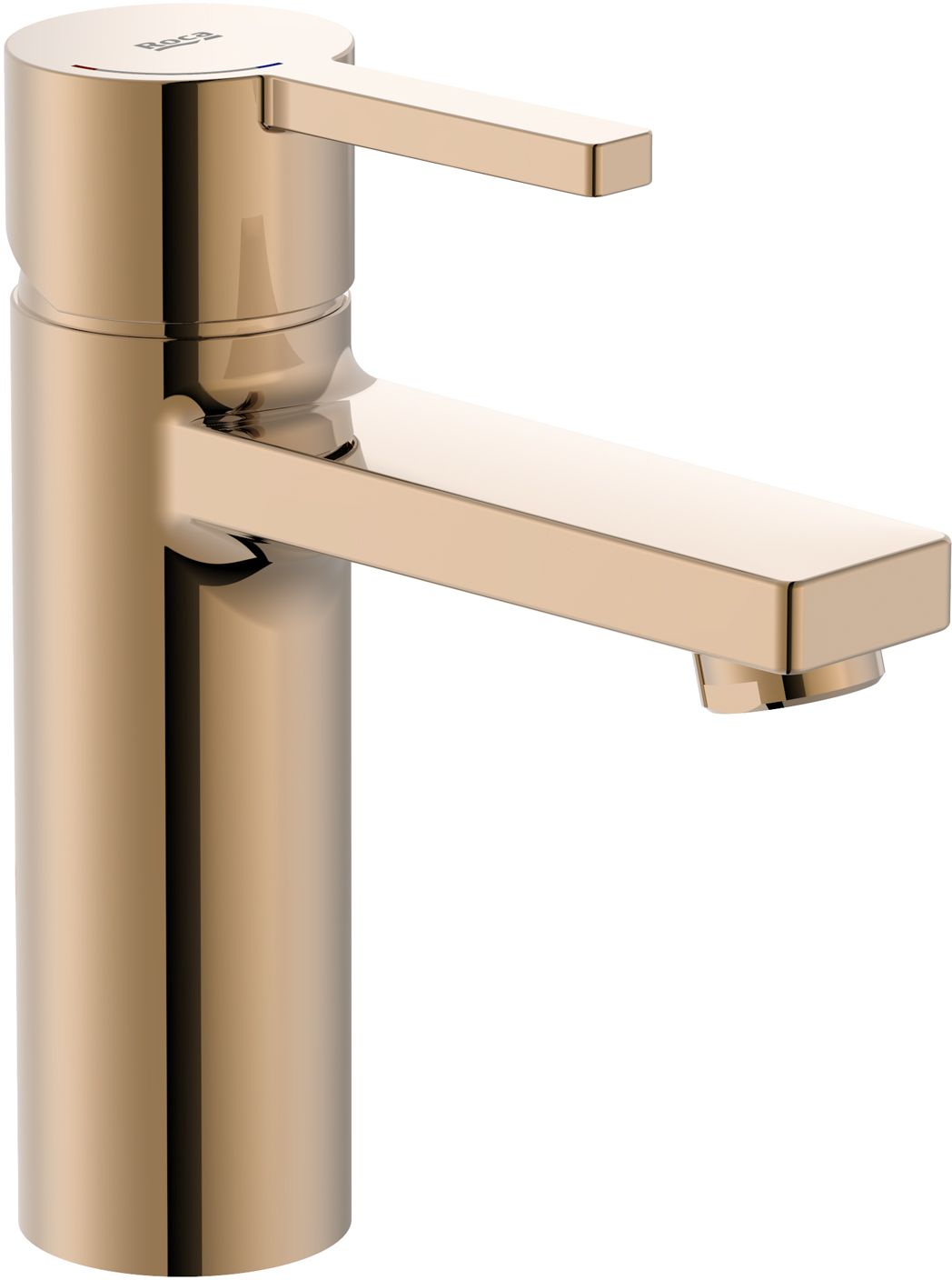Darmowa Dostawa - Bateria umywalkowa stojąca złota Roca Naia Rose Gold A5A3A96RG0
