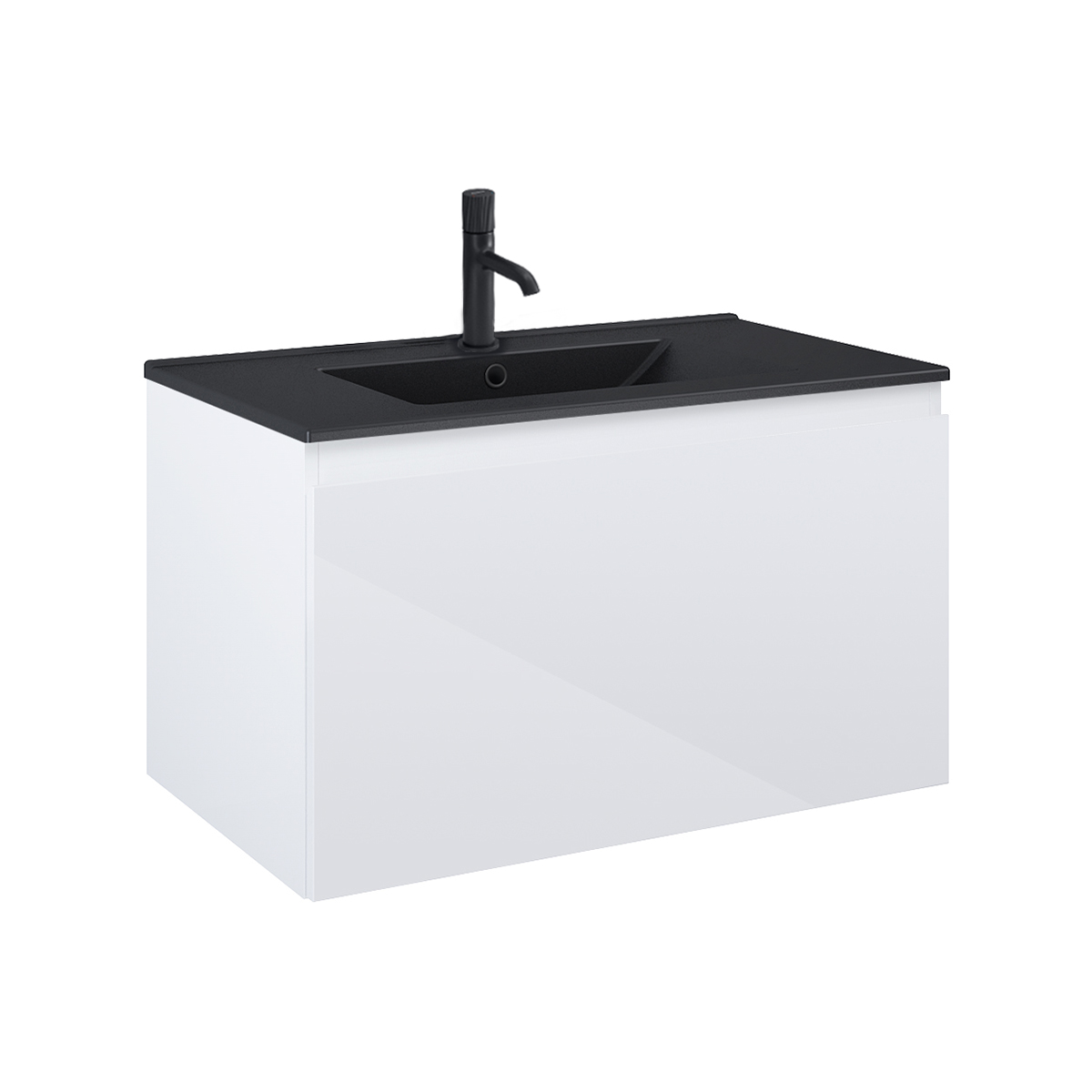 Darmowa Dostawa - Umywalka z szafką 80 cm białą Oltens Vernal 68015000