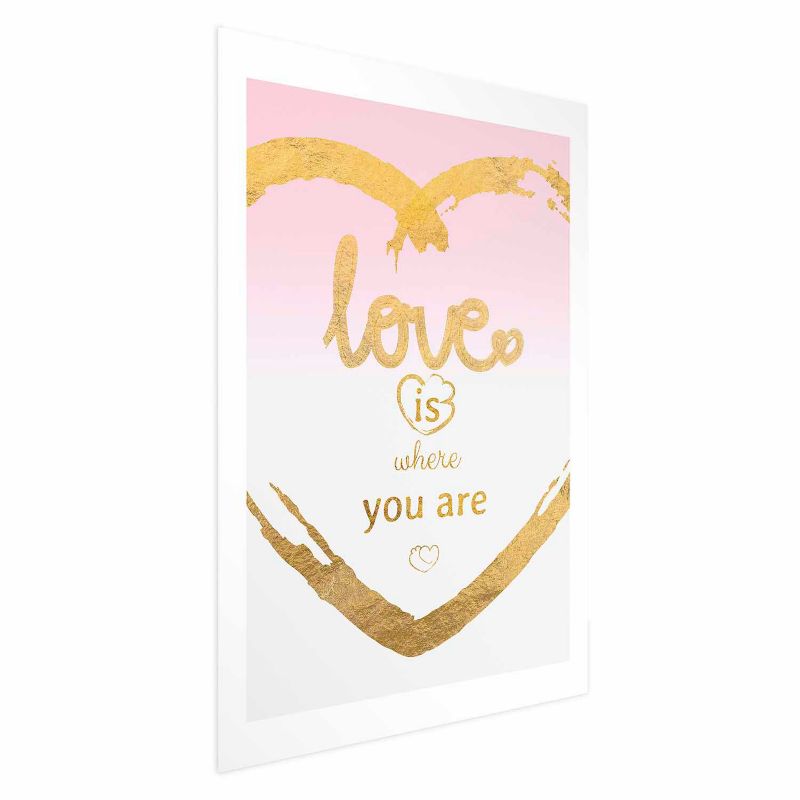 Plakat Artgeist Love Is 21x30 cm bez ramy 1 szt