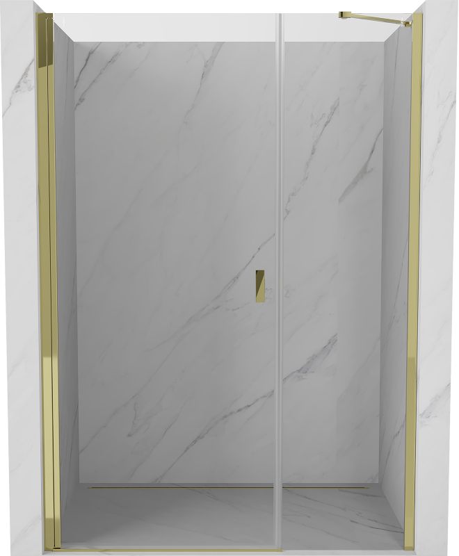 Drzwi prysznicowe Mexen Mist-B złote 115 cm 1 szt