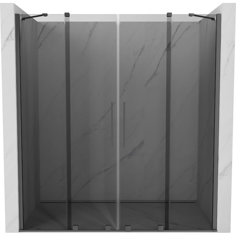 Drzwi prysznicowe Mexen Velar grafitowe 170x200 cm 1 szt.