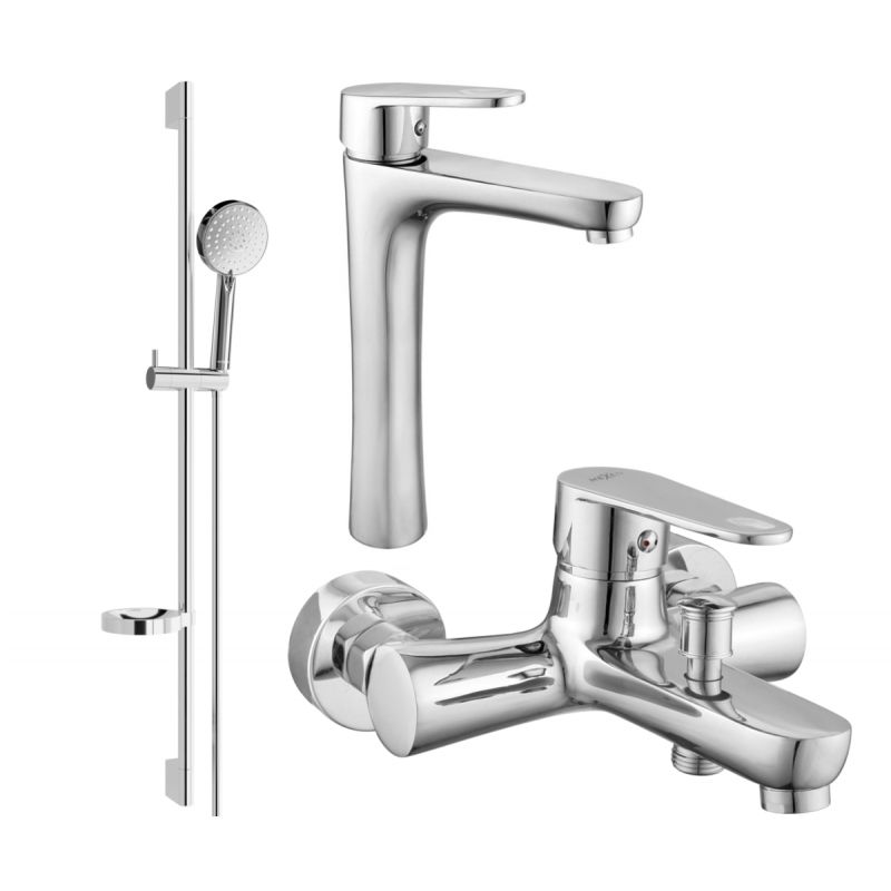 Zestaw wannowy Mexen Kama chrom 72513DS75-00 1 szt.