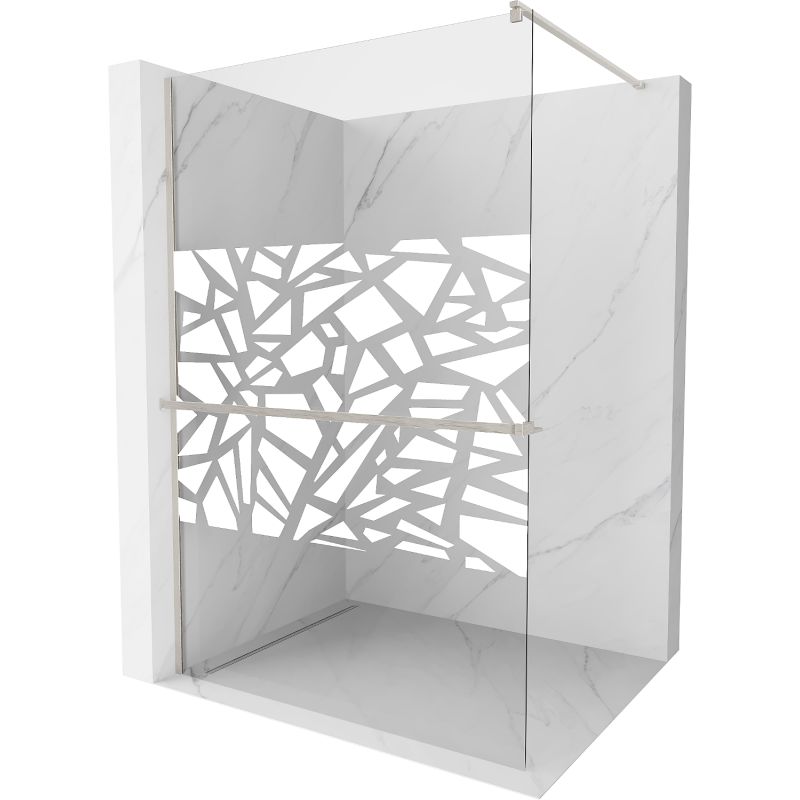 Ścianka prysznicowa Mexen Kioto+ biały wzór 90x200 cm 800-090-121-97-85 1 szt.
