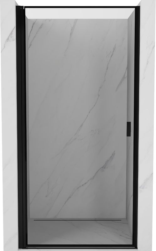 Drzwi prysznicowe Mexen Mist-B czarne 90x200 cm lewa 1 szt