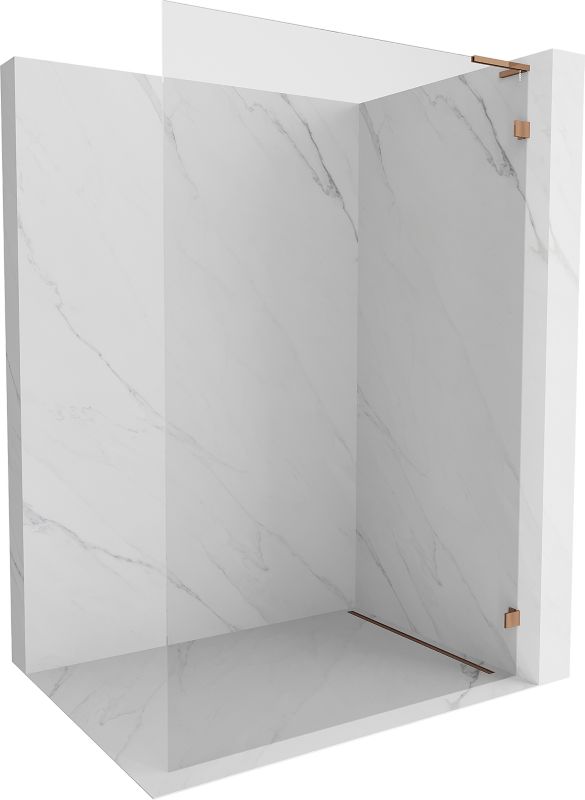 Ścianka prysznicowa Mexen Lunar L różowe złoto 120 x 200 cm 830L-120-000-60-00-P 1 szt.