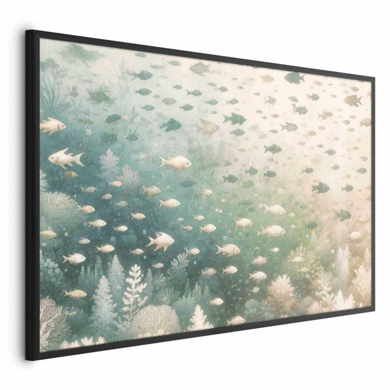 Plakat Artgeist Morski świat 42x29,7 cm z ramą czarną 1 szt