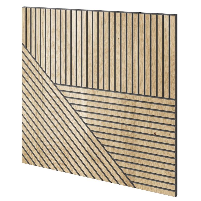 Panel frezowany fornir naturalny dębowy LAMELE3D Toledo 1 szt