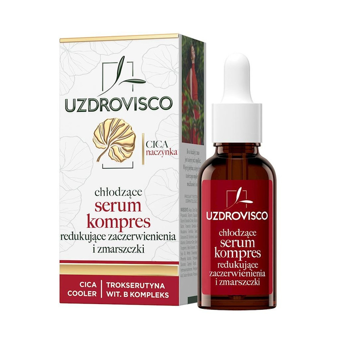 Uzdrovisco CICA Naczynka Chłodzące serum kompres 30 mlredukujące zaczerwienienia i zmarszczki