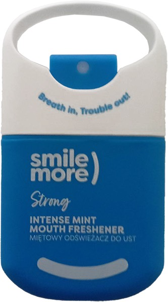 HISKIN SMILE MORE Strong intense mint (niebieski), 20 ml