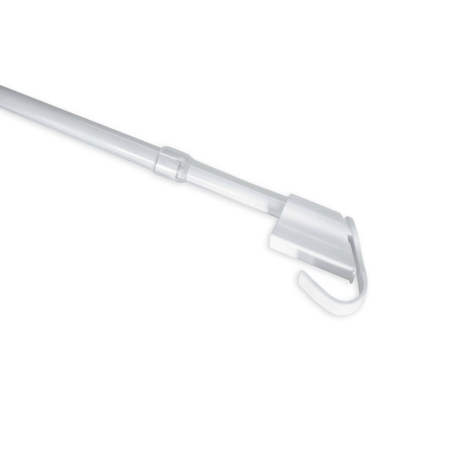 Gardinia Pręty do zazdrostek zaciskające Easy 10/12mm białe 75-125 cm 2szt.