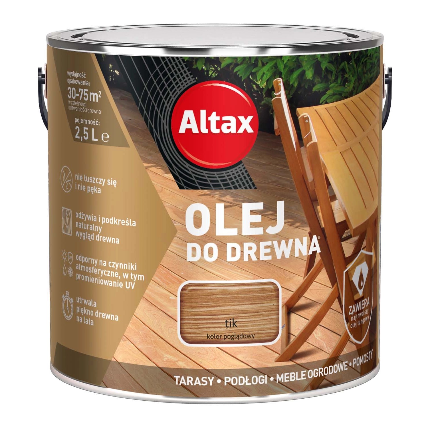 Altax Olej do drewna tik 2,5 l