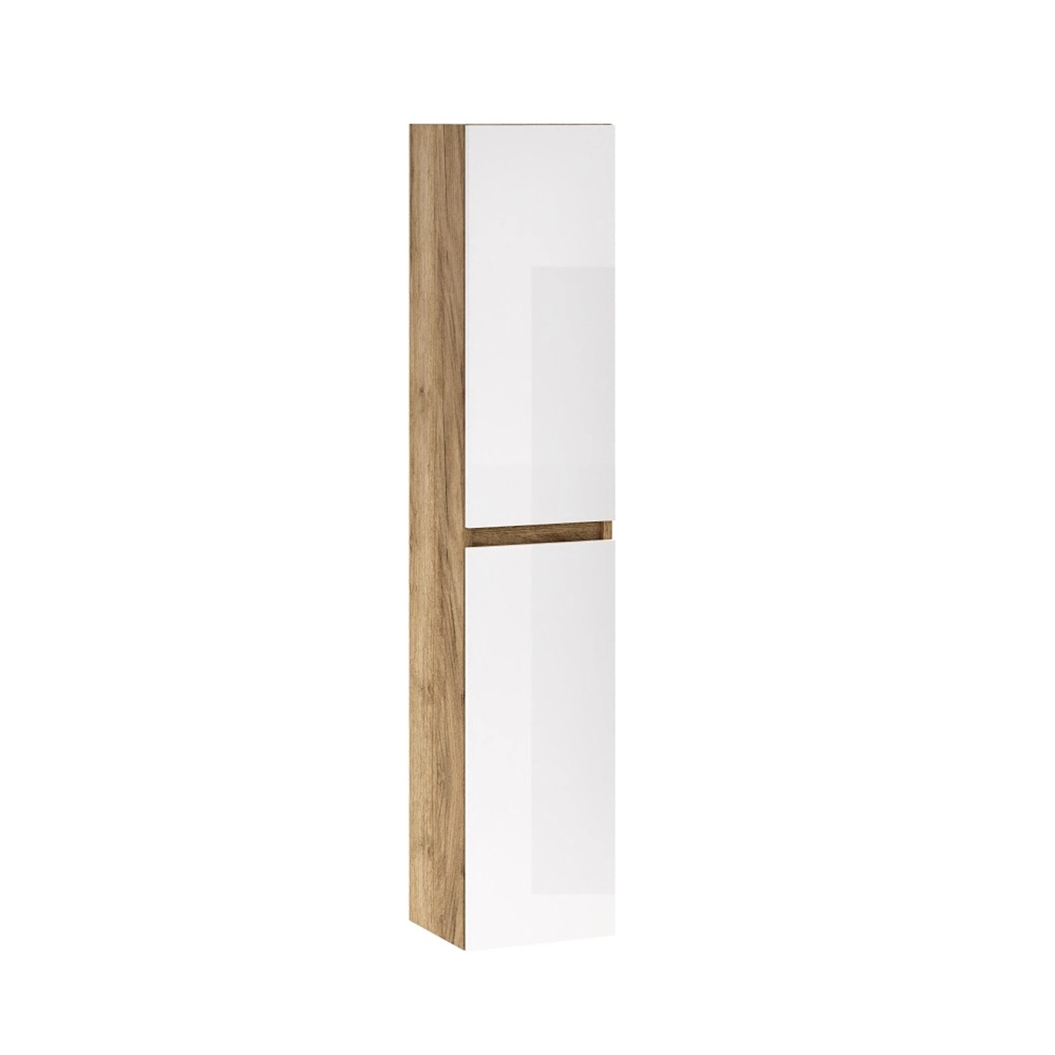 Mirano Słupek 2-Drzwiowy Maori Biały Dąb 30 Cm
