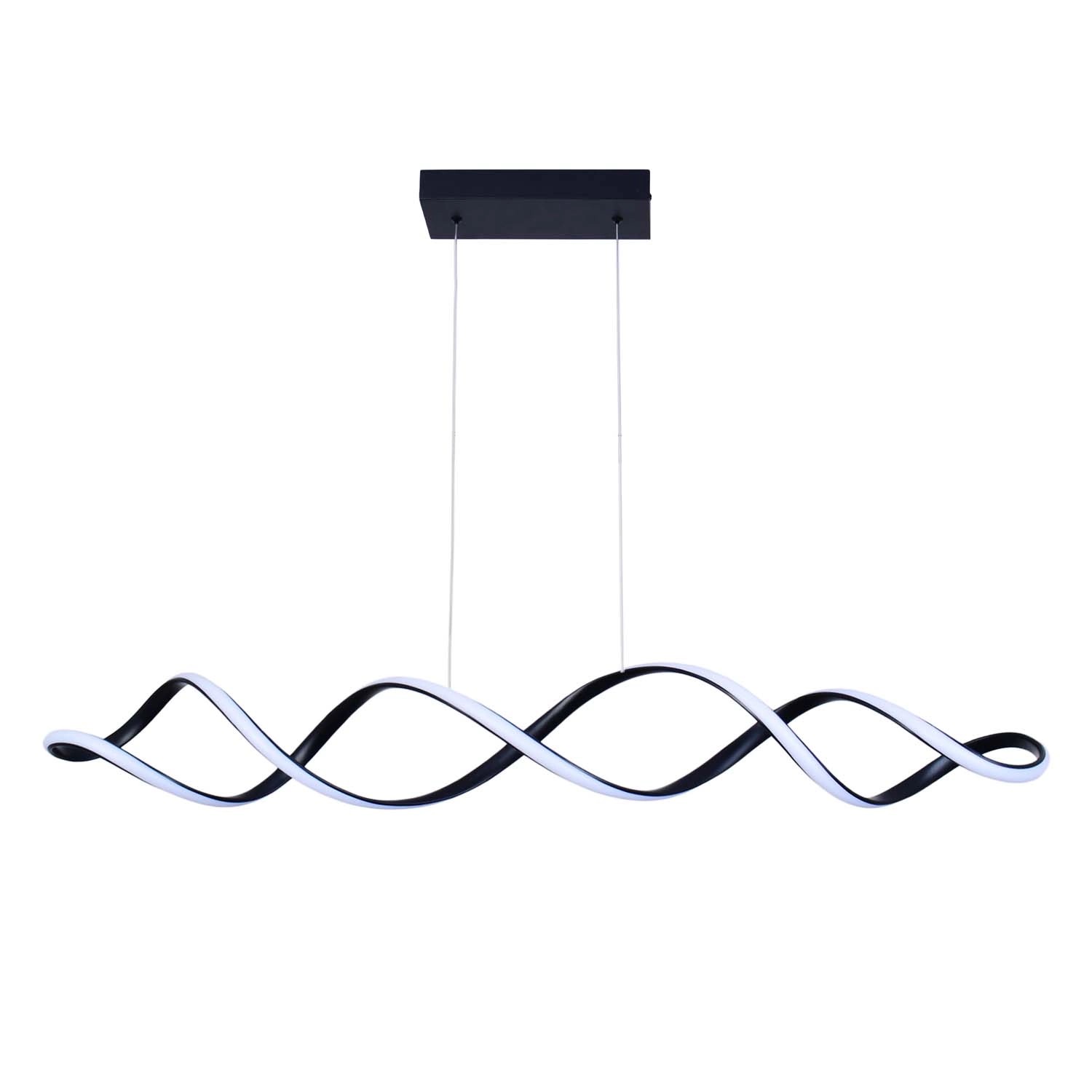 GoldLux Lampa wisząca LED INFINITO XXL 43W 4000K 6300lm czarna