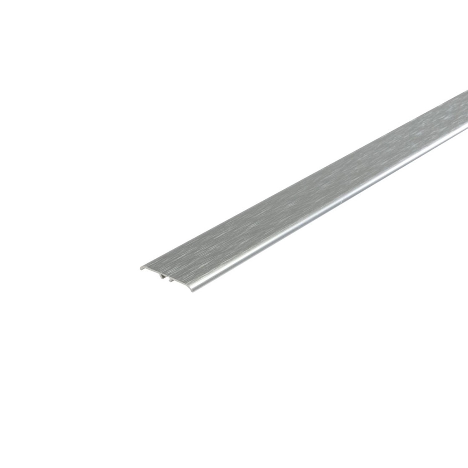 Cezar Profil podłogowy płaski owalny aluminiowy 35 mm x 0,93 m srebrny