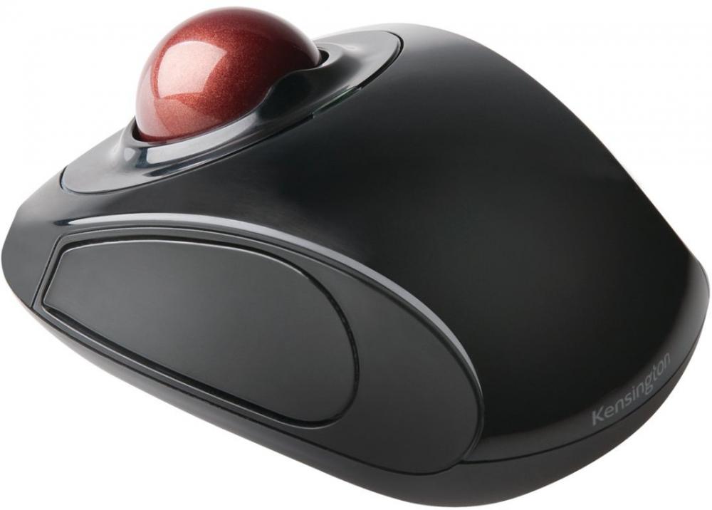 Trackball bezprzewodowy Kensington Orbit, laserowy, czarny