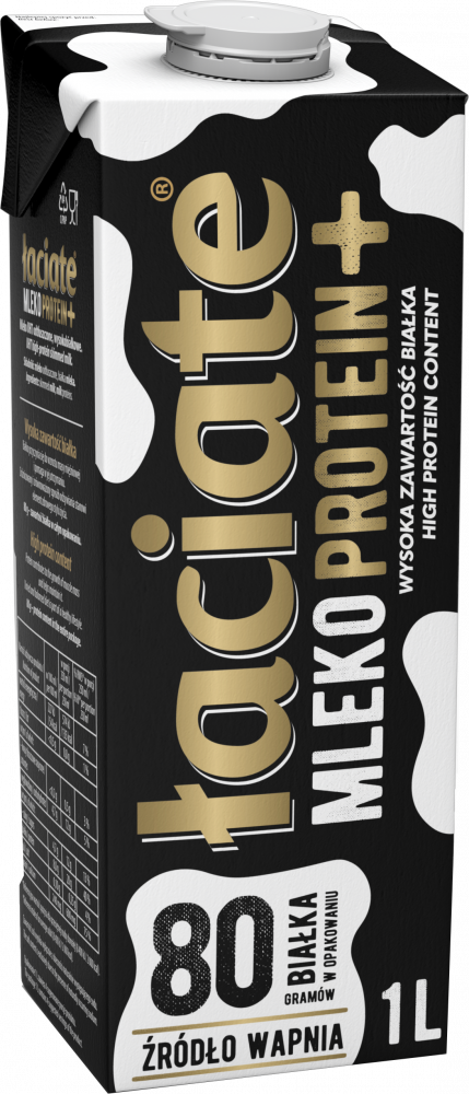 Mleko UHT proteinowe Łaciate Protein+, 0.0%, 1l