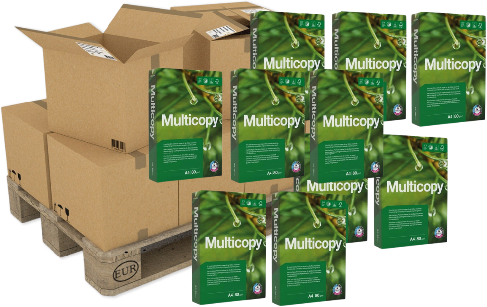 240x Papier ksero Multicopy Original, A4, 80g/m2, 500 arkuszy, biały