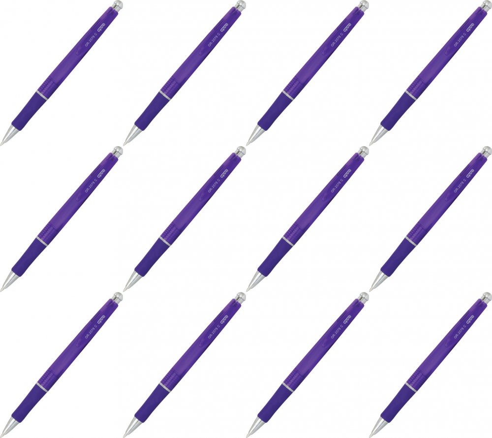 12x Długopis automatyczny Grand GR-2078C, 0.7mm, niebieski