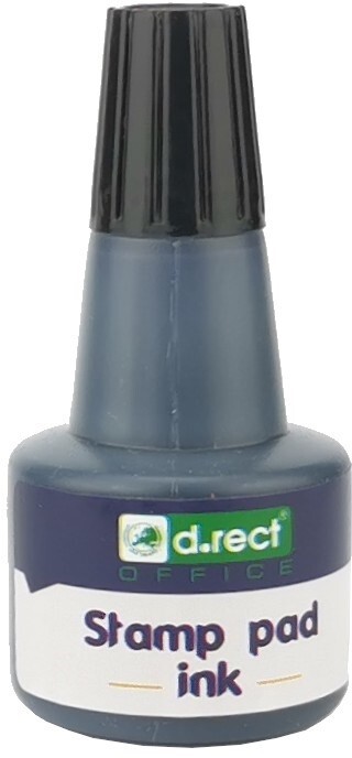 Tusz do stempli D.Rect, 25ml, czarny