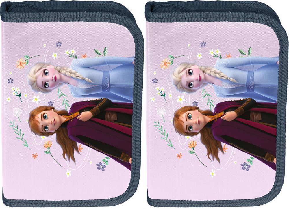 2x Piórnik szkolny Paso Disney Frozen, 1-komorowy, bez wyposażenia
