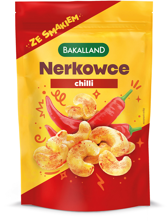Orzechy nerkowca Bakalland, chilli, 70g