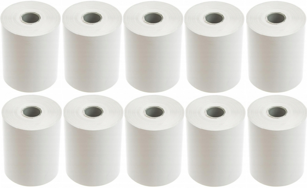 10x Rolka termiczna Drescher Polska Sp. z o.o., 57mm x 15m, BPA Free, biały