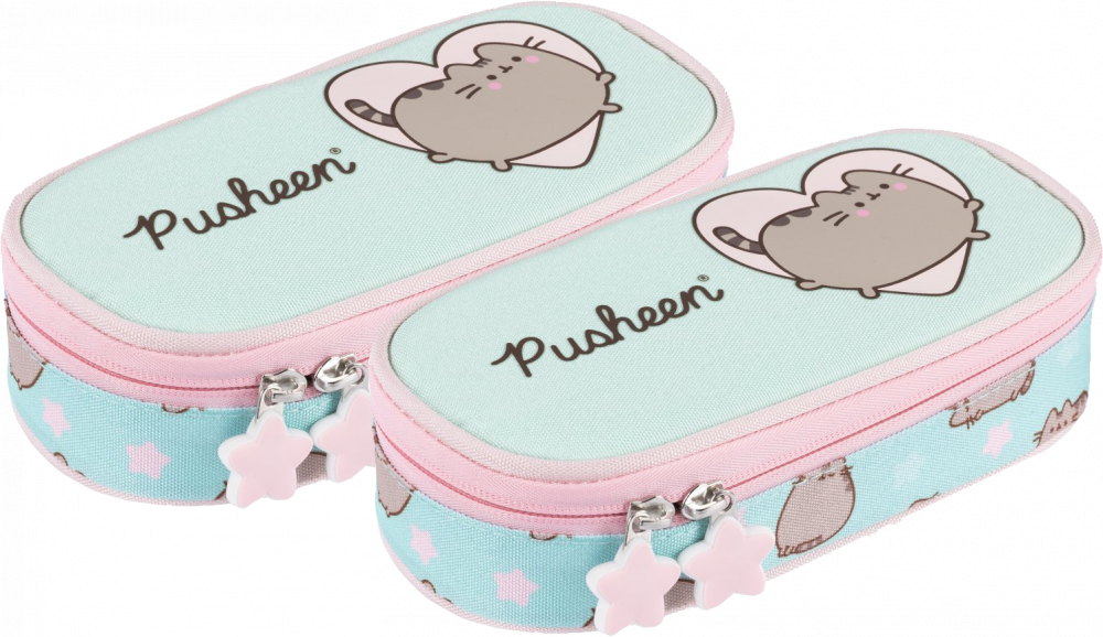 2x Piórnik Pusheen Mint, saszetka, bez wyposażenia