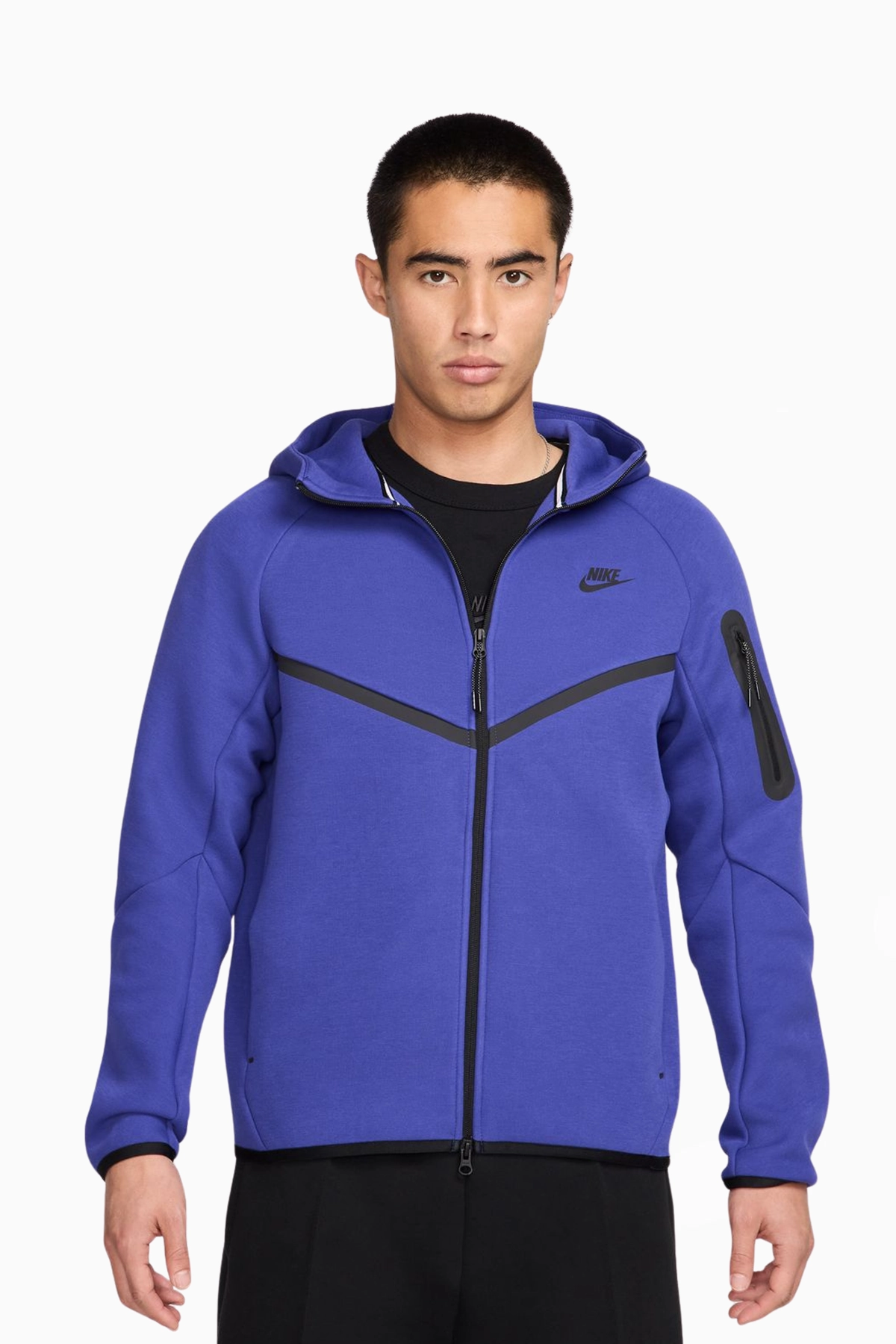 Bluza z kapturem Nike Sportswear Tech Fleece Windrunner - Fioletowy