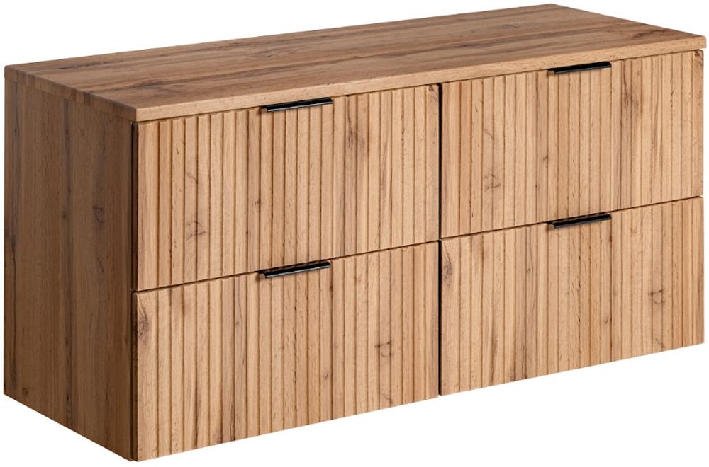 Zestaw Comad Adel Oak szafka 120 cm podumywalkowa z blatem dąb SET -ADO B 120 CM - Wysyłka w 24h
