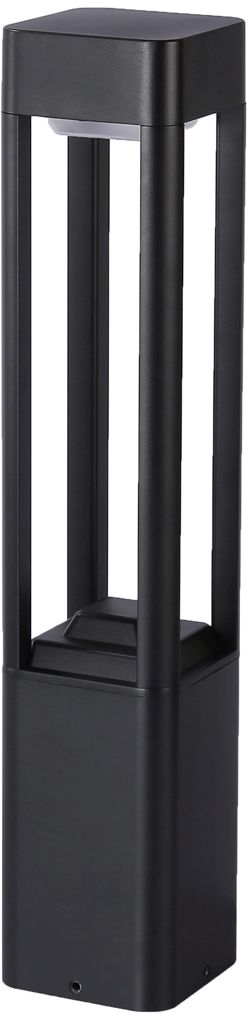 Italux Nutri lampa stojąca zewnętrzna 1x10 W czarna OFL-22982-M-BK