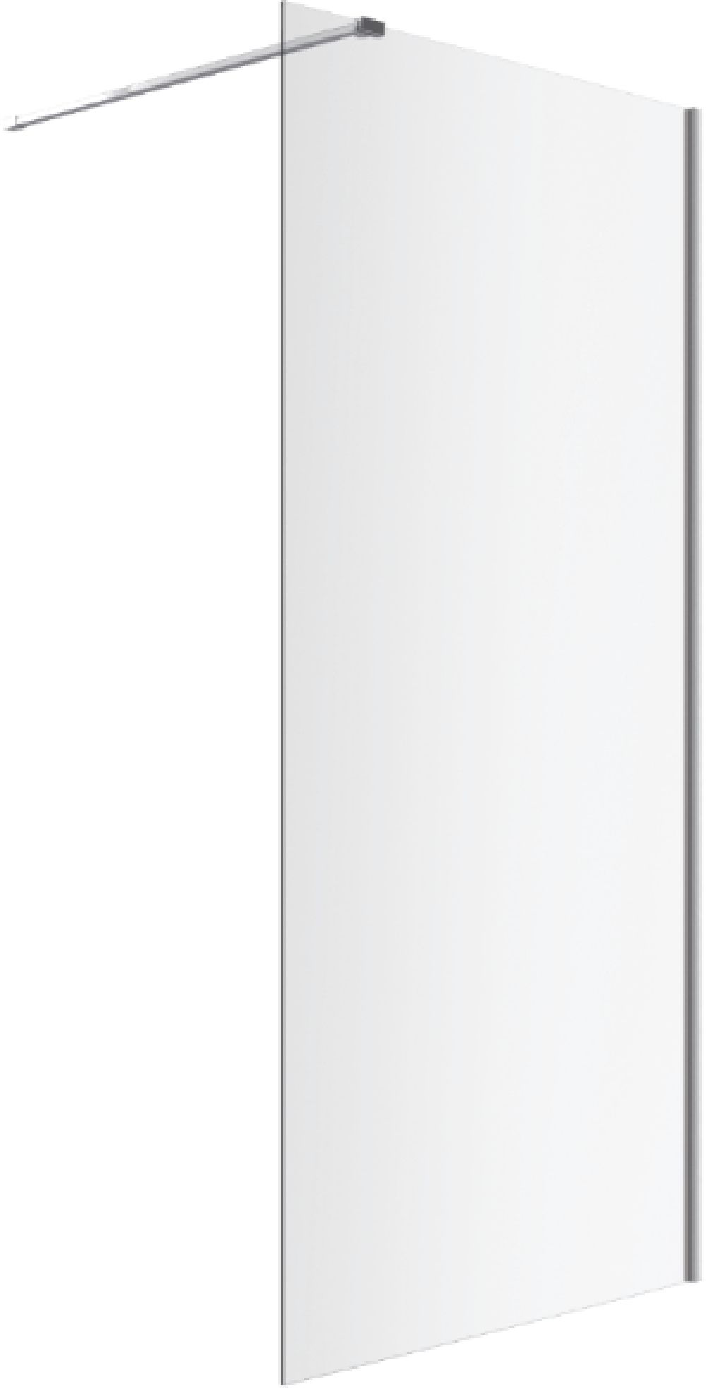 Excellent Vidoq Walk-in ścianka prysznicowa 110 cm chrom/szkło przezroczyste KAEX.1506.K.1100.CR
