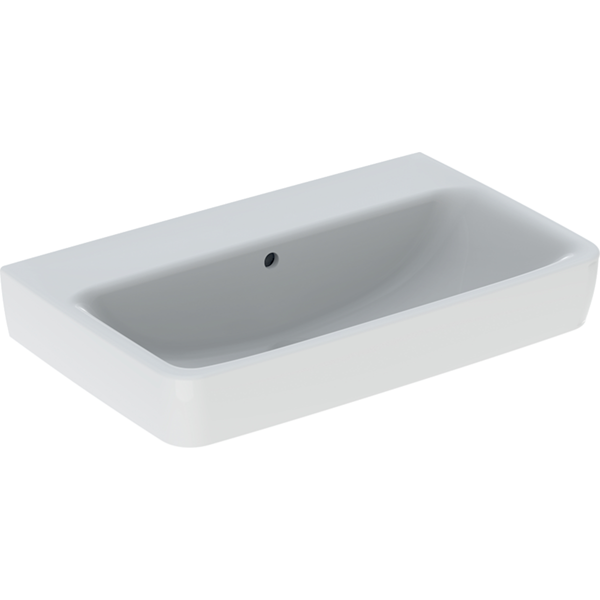 Geberit Selnova Compact umywalka 65x40 cm prostokątna ścienna-nablatowa biała 501.892.00.7