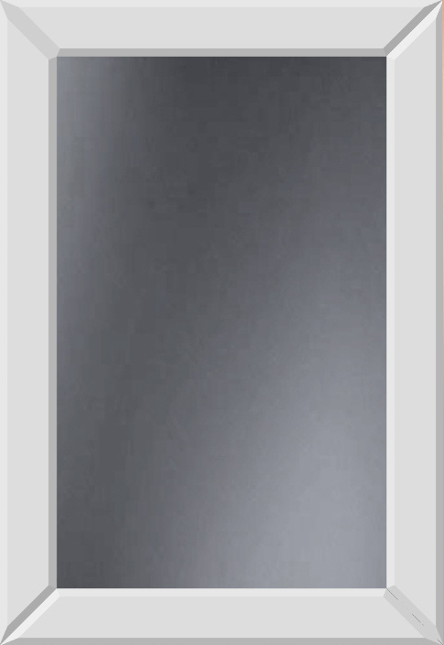 Dubiel Vitrum Domino White lustro prostokątne 80x55 cm