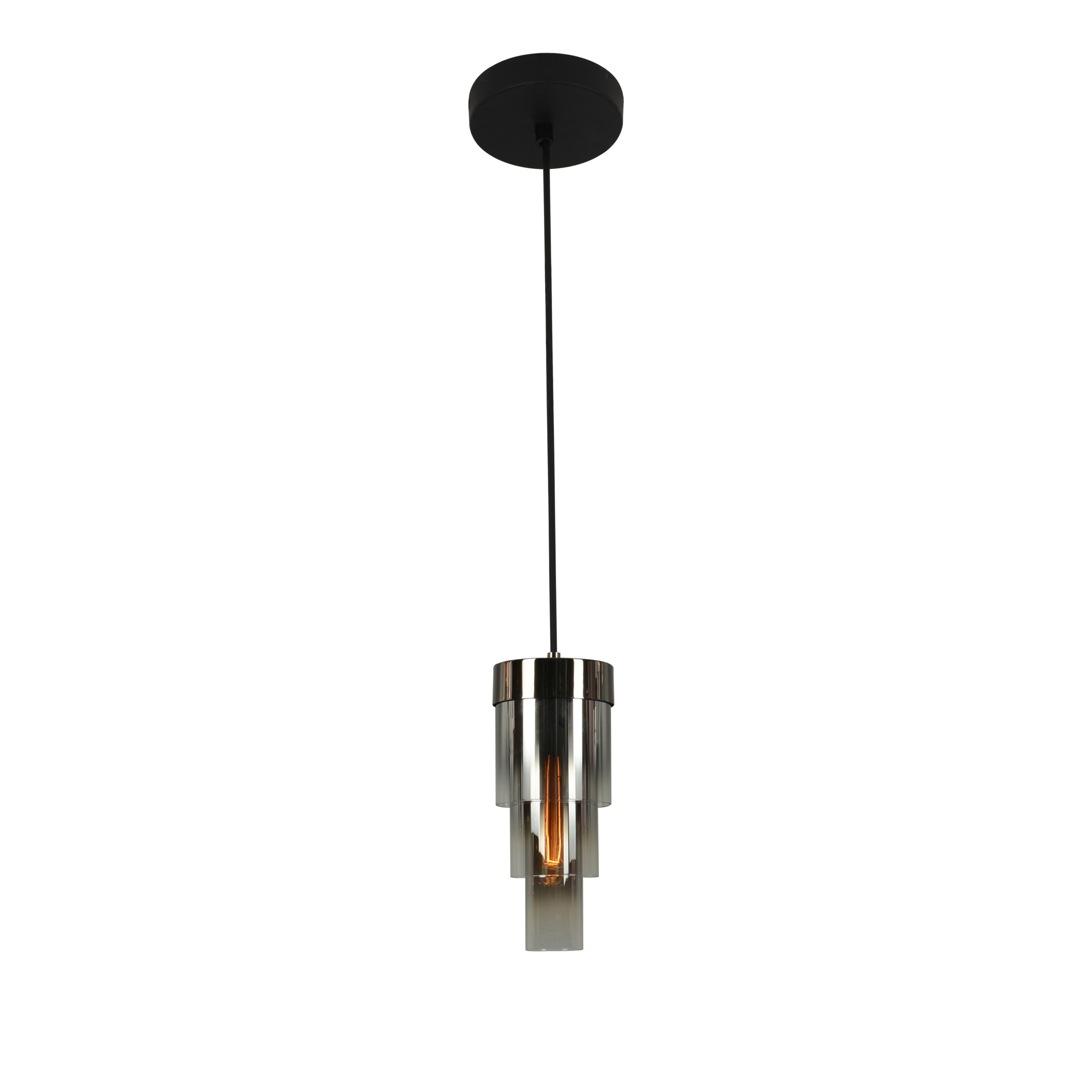 Aviano Grans lampa wisząca czarna-chrom 6211-0110