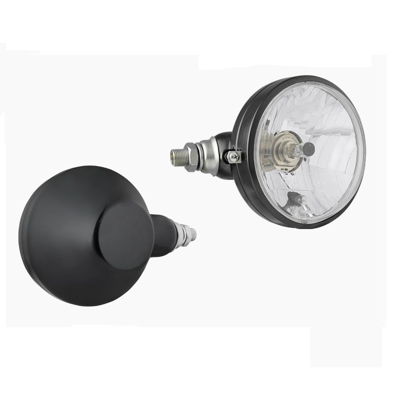 Reflektor przedni typu H4/R2 w obudowie metalowej lewy PES2.42150 Wesem