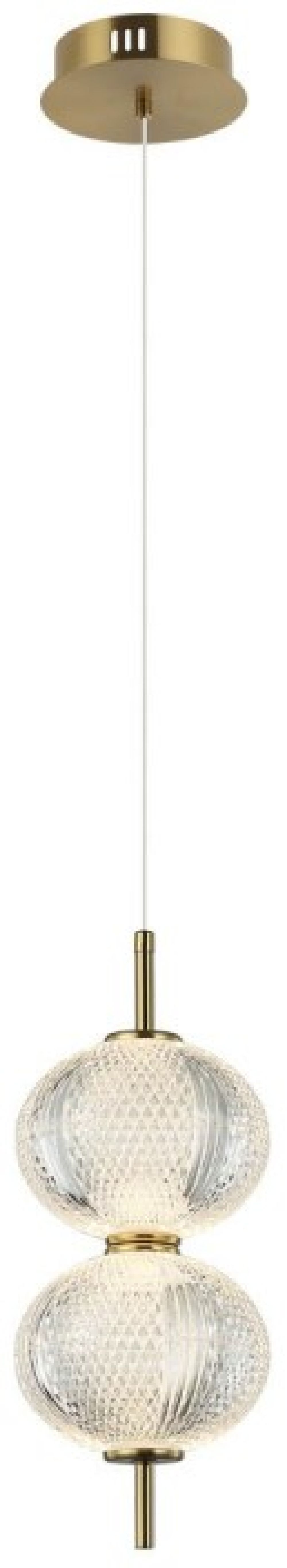 Darmowa Dostawa - Lampa wisząca 1x10 W przezroczysta Italux Lazie PND290382GD
