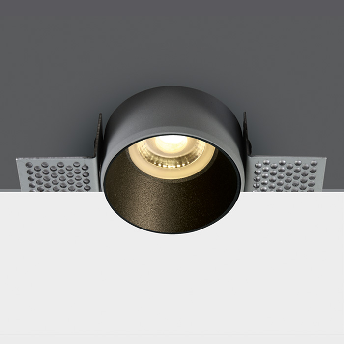 Darmowa Dostawa - Lampa do zabudowy 1x50 W czarny One Light Potamos 10105TRB
