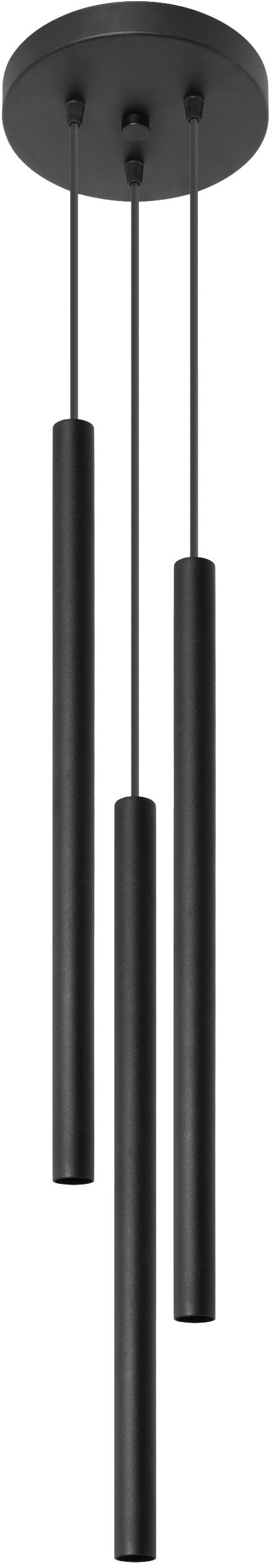 Darmowa Dostawa - Lampa wisząca 3x40 W czarny Sollux Lighting Pastelo SL0471