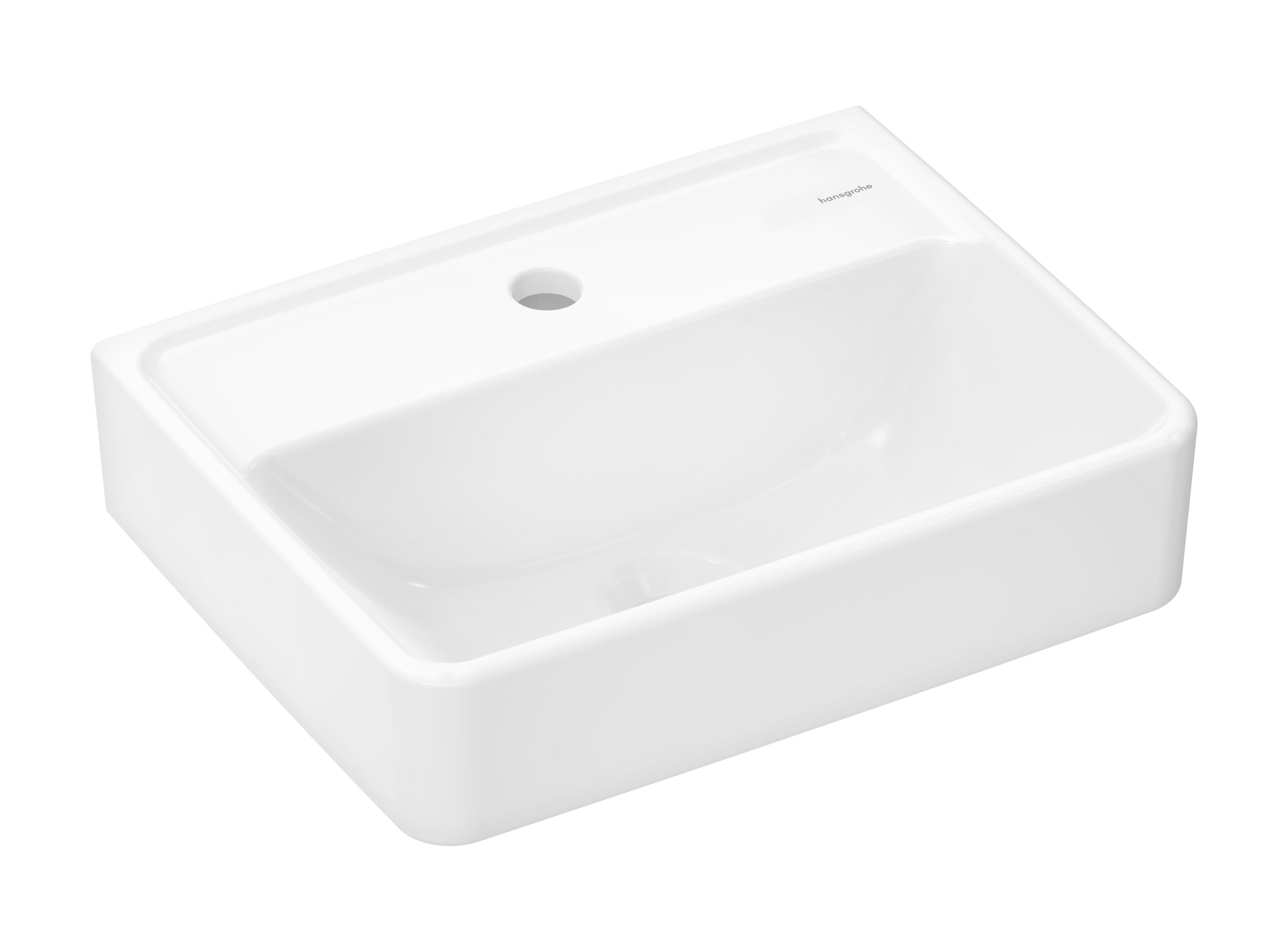 Darmowa Dostawa - Umywalka 45x34 cm prostokątna ścienna biała Hansgrohe Xanuia Q 61141450