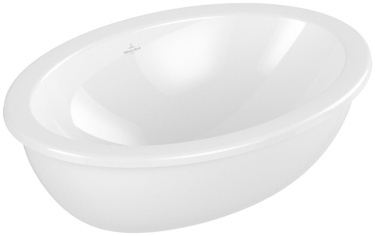 Darmowa Dostawa - Umywalka 56x38 cm owalna podblatowa biała Villeroy & Boch Loop & Friends 4A5500R1