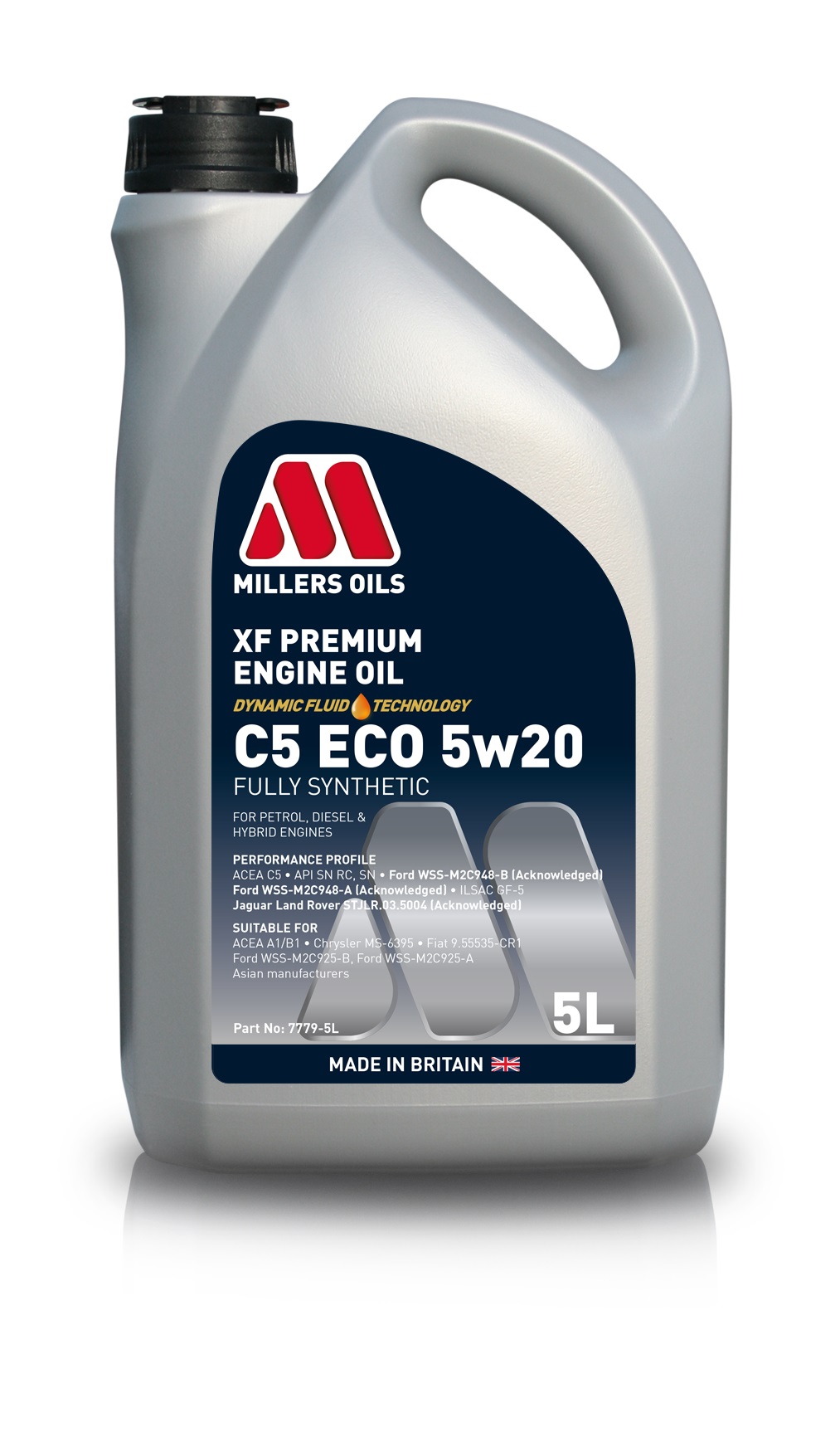 MILLERS XF PREMIUM C5 ECO 5W20 5L - Petrostar