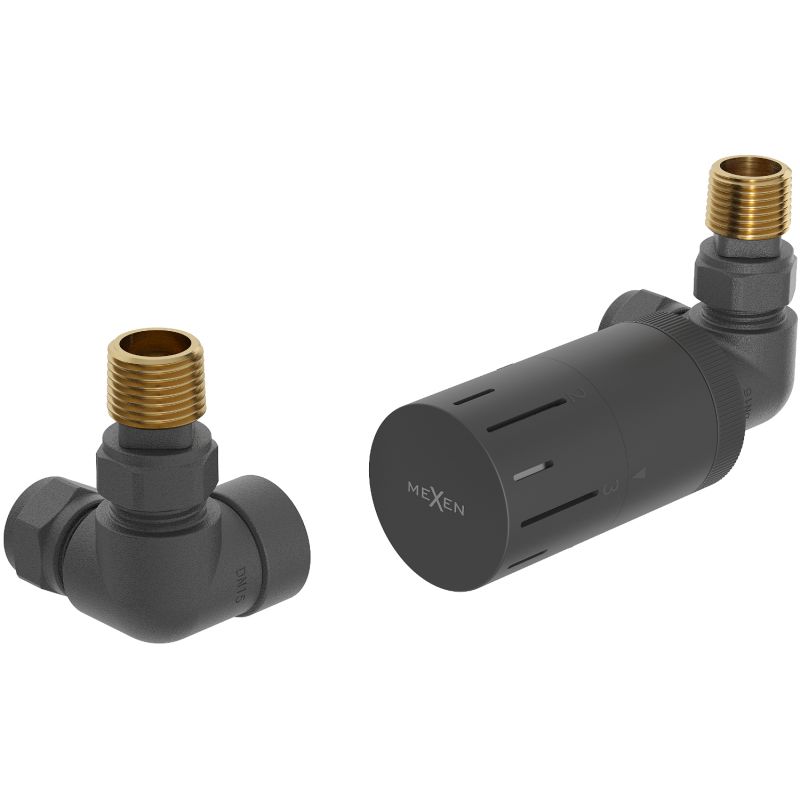 Zestaw termostatyczny osiowy Mexen G05 antracyt W903-958-66 1 szt.