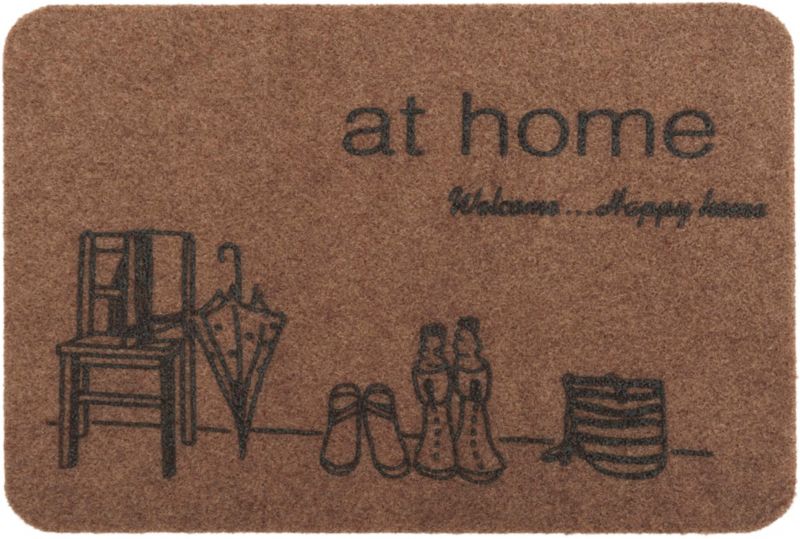 Wycieraczka Home 40 x 60 cm brązowa