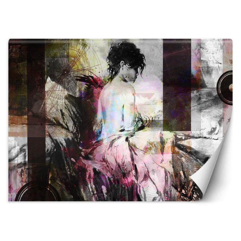 Fototapeta Feeby Elegancka kobieta abstrakcja malowana 450x315 1 szt