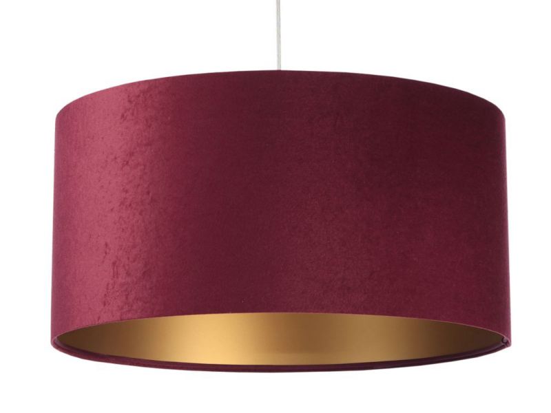 Lampa Bps Koncept wisząca HOME 40 bordowa/złota 1 szt