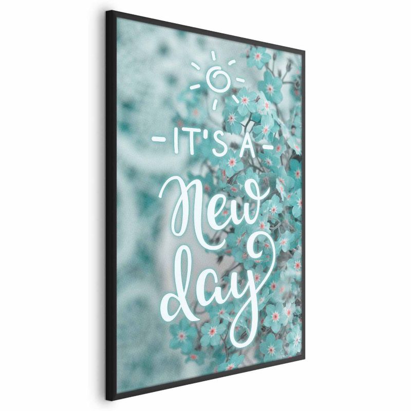 Plakat Artgeist New day 21x30 cm z ramą czarną 1 szt