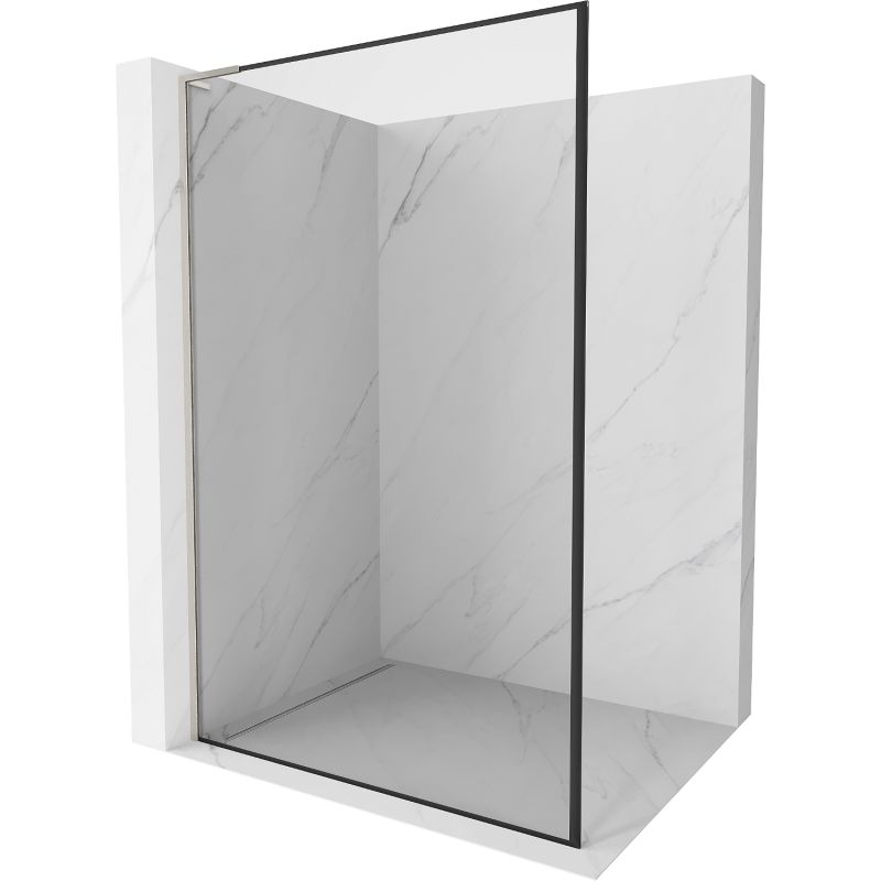 Ścianka prysznicowa Mexen Kioto L czarny wzór 90x200 cm 800-090-103-97-70 1 szt.