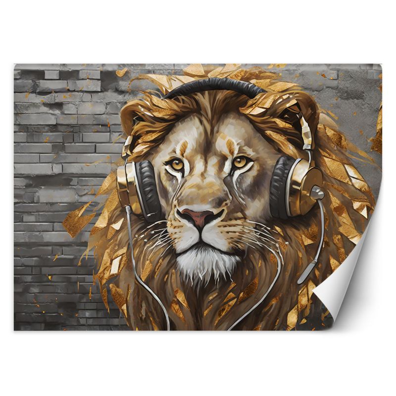 Fototapeta Feeby Lew Pop Art Muzyka 350x245 1 szt